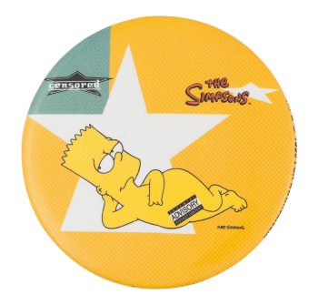 The Simpsons Censored Entertainment Busy Beaver Button Museum