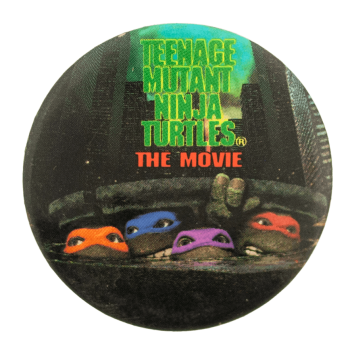 TMNT The Movie Entertainment Busy Beaver Button Museum