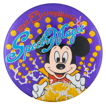 Walt Disney World Spectro Magic Entertainment Button Museum