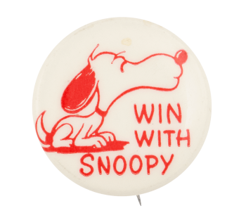 Win With Snoopy Entertainment Button Museum