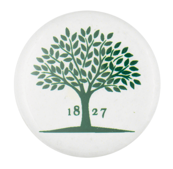 1827 Tree Advertising Button Museum