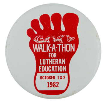 Walk-A-Thon for Lutheran Education Event Busy Beaver Button Museum