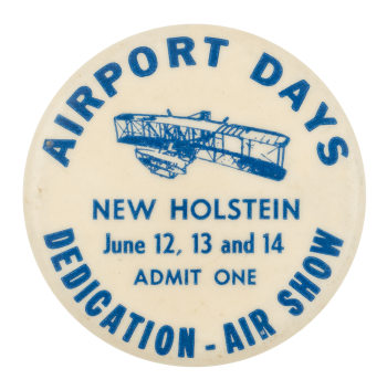 Airport Days Event Button Museum