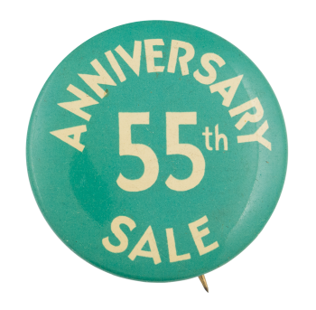 Anniversary Sale Event Button Museum