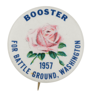 Booster for Battle Ground Washington Event Button Museum
