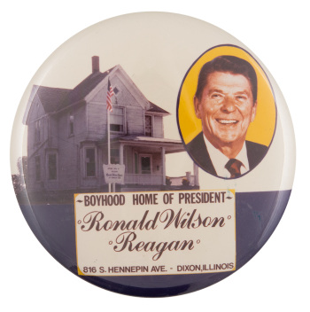 Boyhood Home of President Reagan Event Button Museum