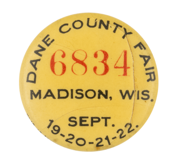 Dane County Fair Event Button Museum