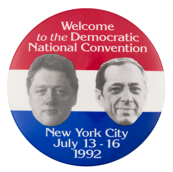 Democratic National Convention 1992 Event Button Museum