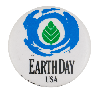 Earth Day USA Event Button Museum