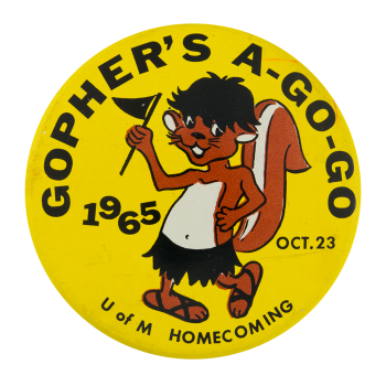 Gopher's A-Go-Go Events Button Museum