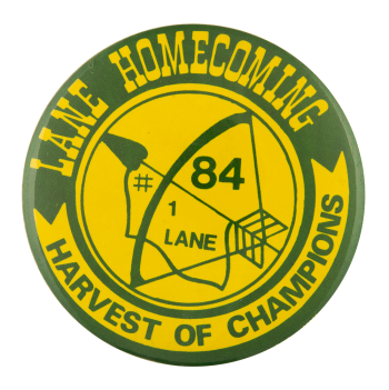 Lane Harvest of Champions Events Button Museum