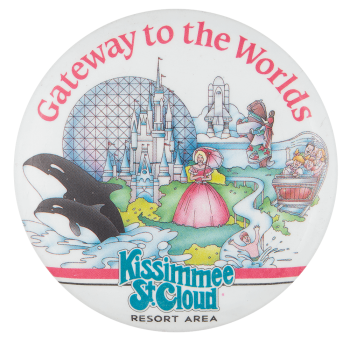 Kissimmee St. Cloud Resort Area Event Button Museum