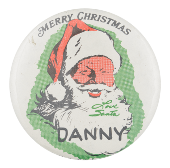 Merry Christmas Danny Event Button Museum
