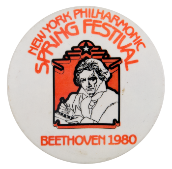 New York Philharmonic Spring Festival Event Button Museum