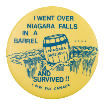 Niagara Daredevil Event Button Museum
