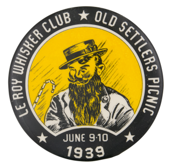 Old Settlers Picnic Event Button Museum