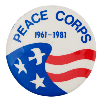 Peace Corps 1961-1981  Event Button Museum