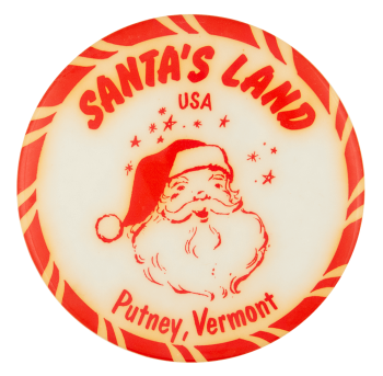 Santa's Land Putney Event Button Museum