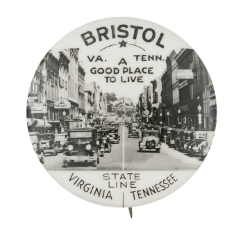 Virginia Tennessee State Line Event Button Museum