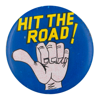 Hit the Road Humorous Button Museum