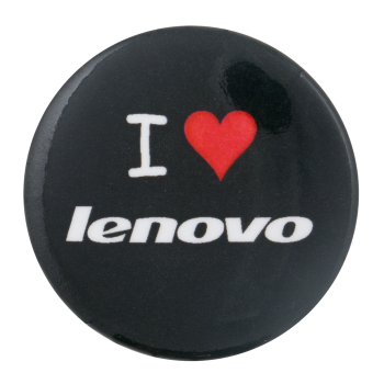 I Heart Lenovo I ♥ Buttons Button Museum