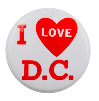I Love D.C. I ♥ Buttons Busy Beaver Button Museum