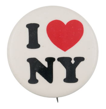 I Love New York 3 I Heart Buttons Button Museum