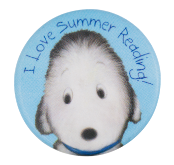 I Love Summer Reading Event Button Museum