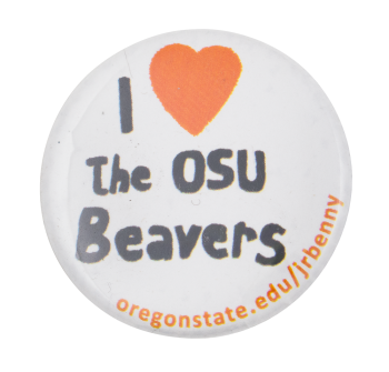 I Heart The Osu Beavers I ♥ Buttons Button Museum