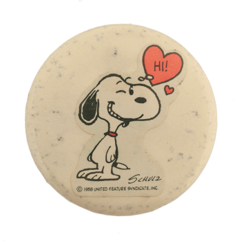Snoopy Hi! I Love Buttons Busy Beaver Button Museum