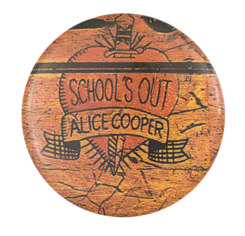 Alice Cooper Schools Out Music Button Museum
