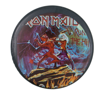 Iron Maiden Run to the Hills Music Button Museum