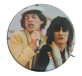 Mick Jagger and Ronnie Wood Music Button Museum