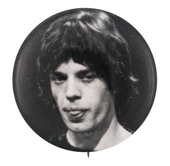 Mick Jagger Black and White Music Button Museum