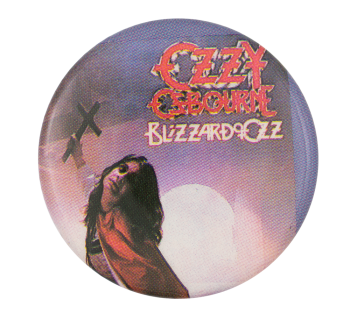 Ozzy Osbourne Blizzard of Ozz Photograph Music Button Museum