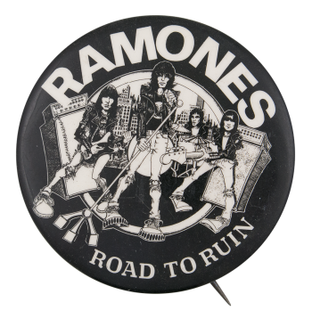 Ramones Road To Ruin Music Button Museum