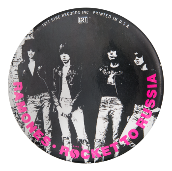 The Ramones Rocket to Russia Music Button Museum