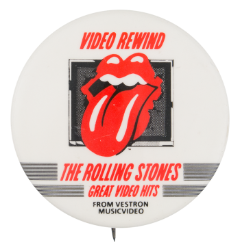 Rolling Stones Great Video Hits Music Button Museum