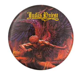 Judas Priest Sad Wings of Destiny Music Button Museum