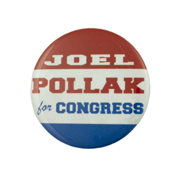 Joel Pollak for Congress Political Busy Beaver Button Museum