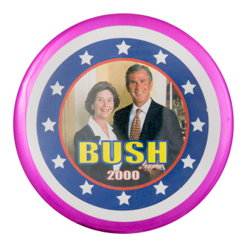 Bush 2000 Political Button Museum