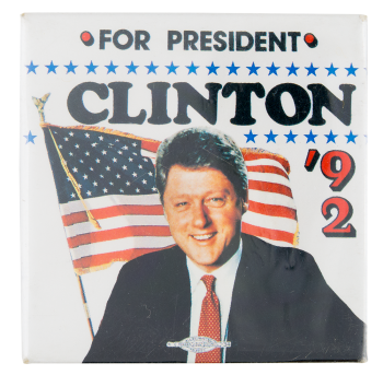 Clinton for President '92 Political Button Museum