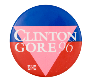 Clinton Gore 96 Political Button Museum