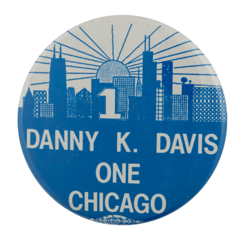 Danny Davis Chicago Political Busy Beaver Button Museum