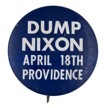 Dump Nixon Political Busy Beaver Button Museum