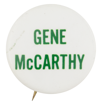 Gene McCarthy Political Button Museum