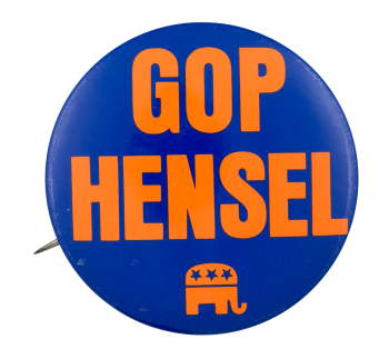GOP Hensel Political Button Museum