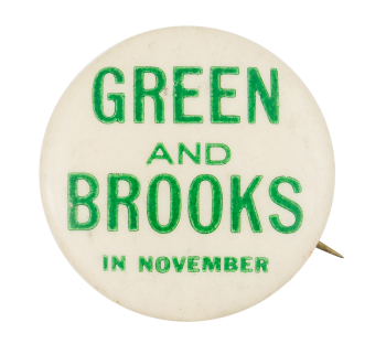 Green and Brooks Political Button Museum