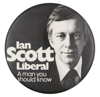 Ian Scott Liberal Political Button Museum