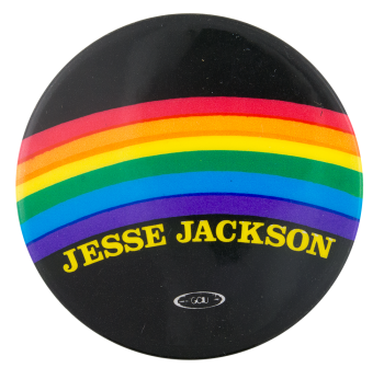Jesse Jackson Rainbow Political Button Museum